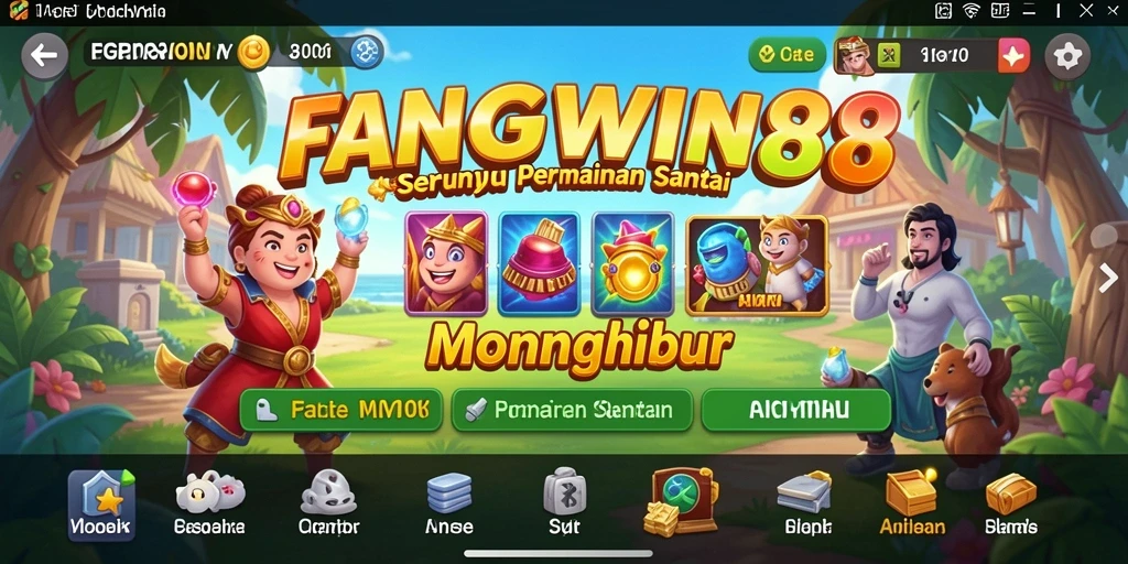Tampilan menarik dari FANGWIN88 saat gameplay yang penuh warna.