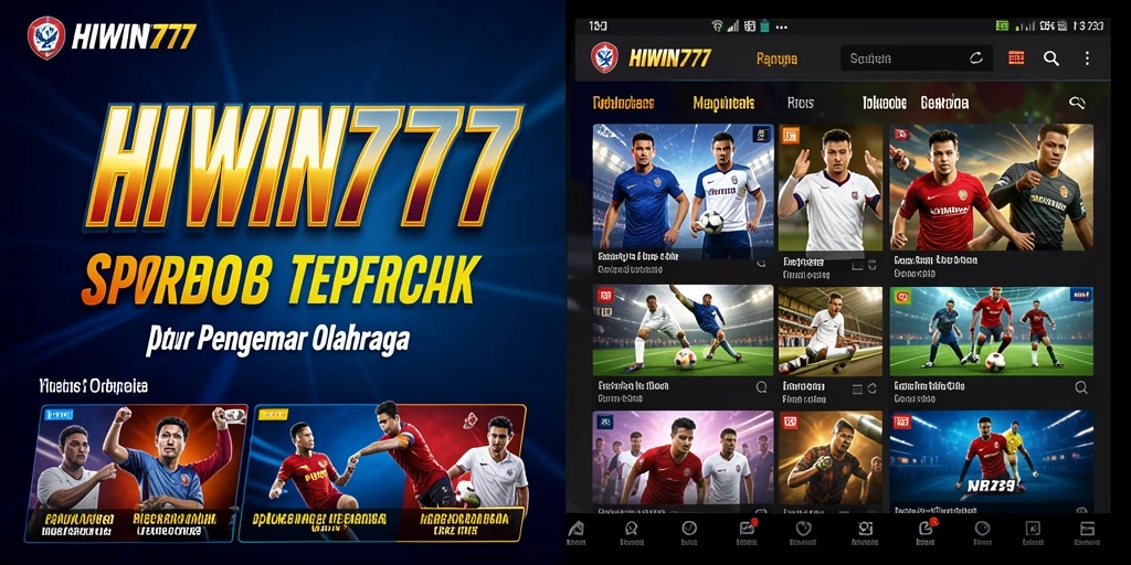 Tampilan gameplay menarik dari aplikasi Sportsbook HIWIN777.