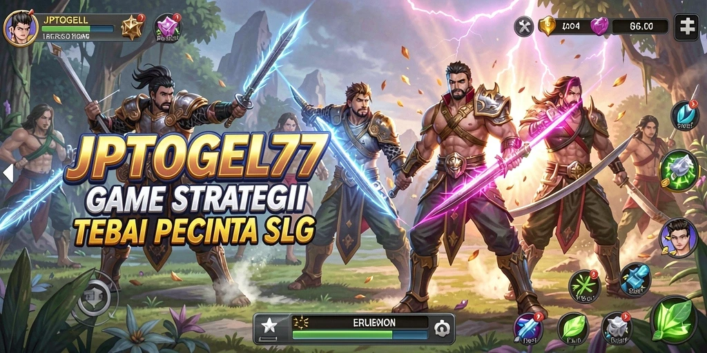 Tampilan menarik dan gameplay strategi yang mendebarkan di JPTOGEL77.