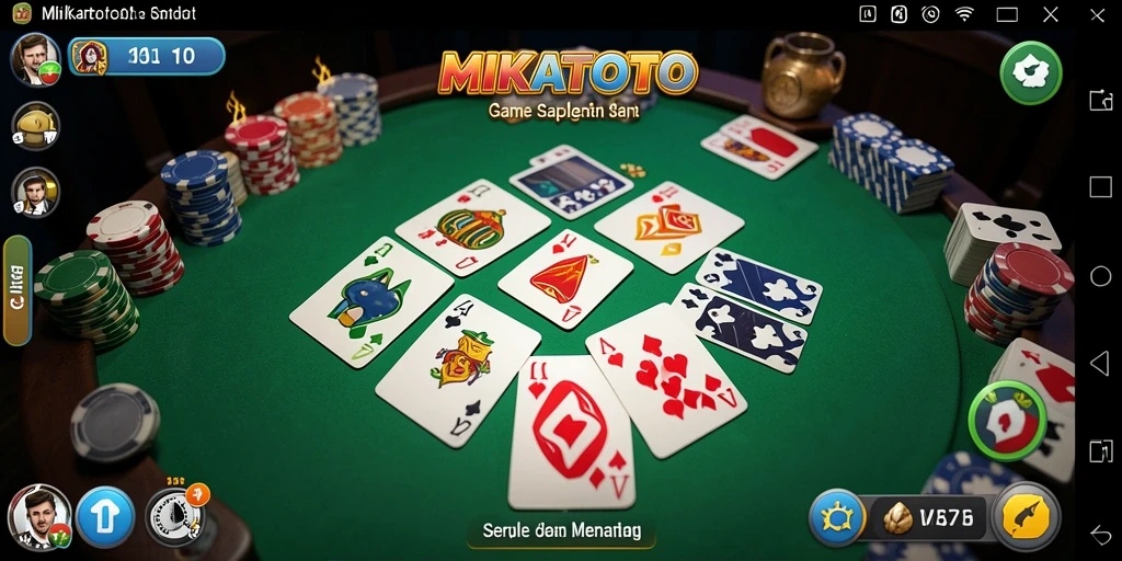 Tampilan menarik dan gameplay seru di MIKATOTO.