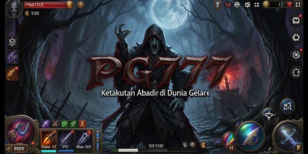 Screenshot PG777 menampilkan suasana gelap dan menegangkan di gameplay.