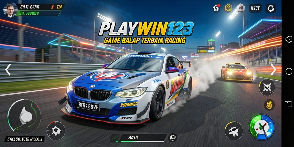 Tampilkan gameplay balapan yang mendebarkan di PLAYWIN123.