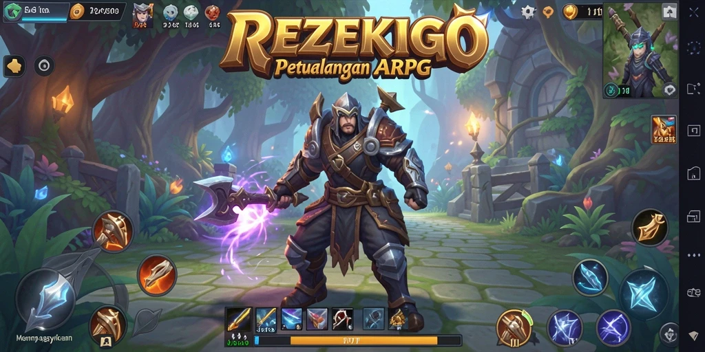 Gameplay seru di dunia penuh tantangan di REZEKIGO.