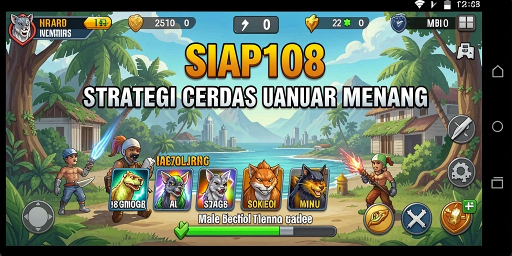 Screenshot SIAP108 menampilkan aksi strategis yang intens.