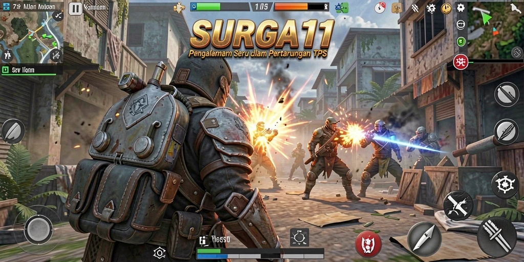 Gameplay SURGA11 yang mendebarkan dan penuh aksi.