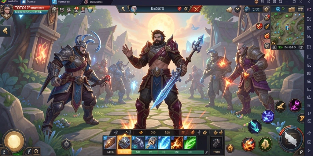 Screenshot gameplay TOTO12 yang menampilkan aksi seru di dunia MMORPG.